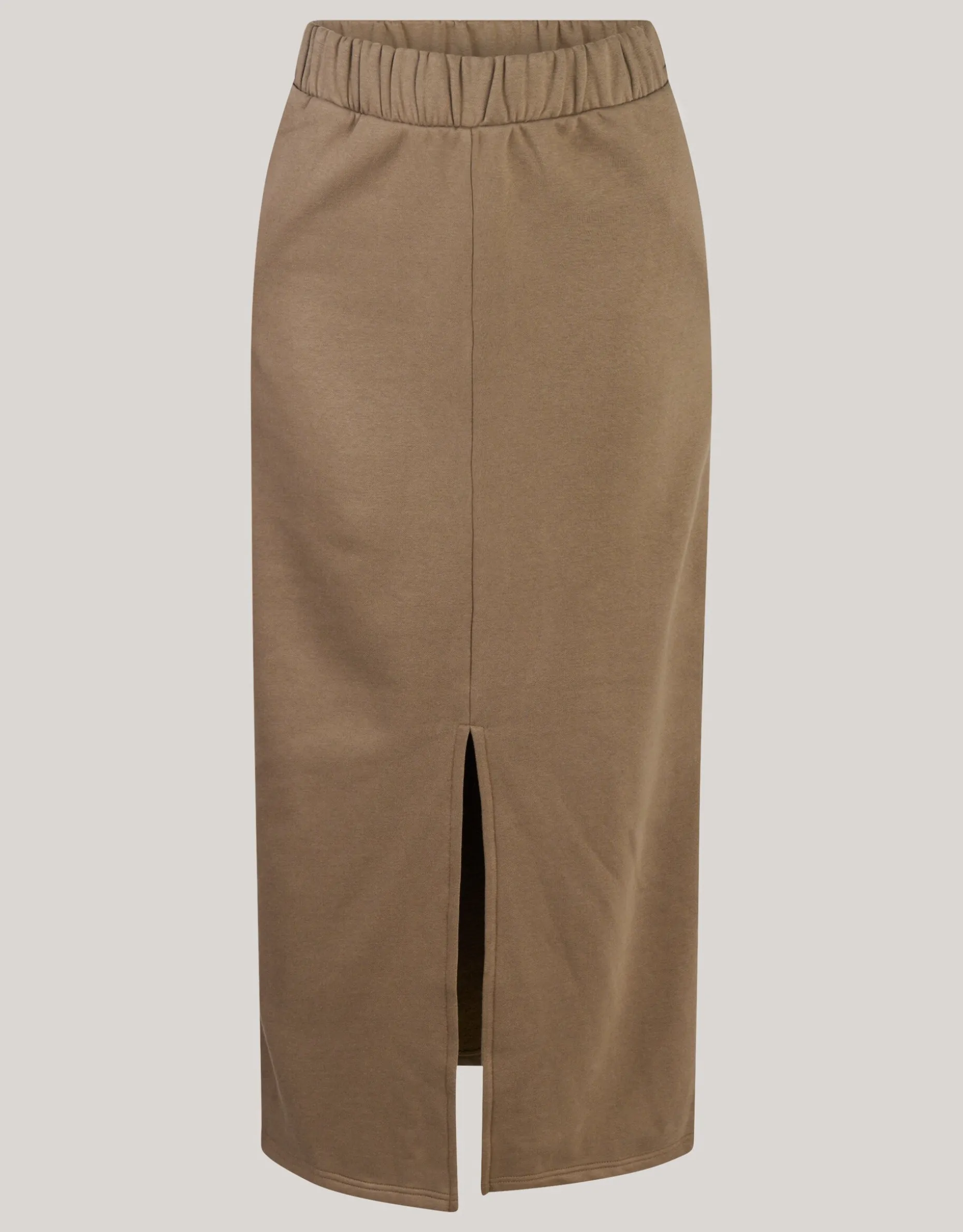 Sweat Maxi Rok Bruin