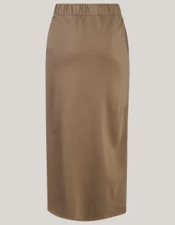 Sweat Maxi Rok Bruin