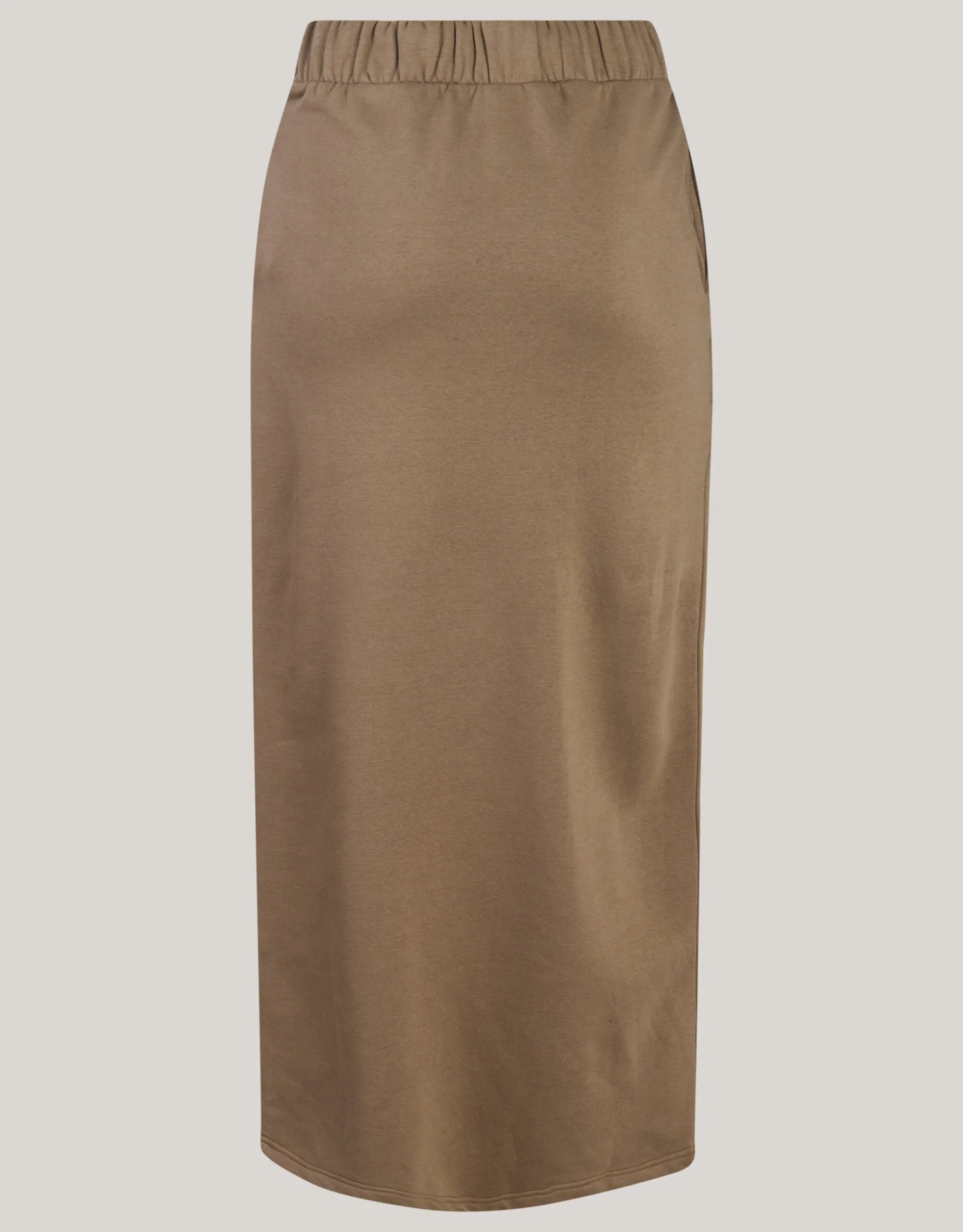 Sweat Maxi Rok Bruin