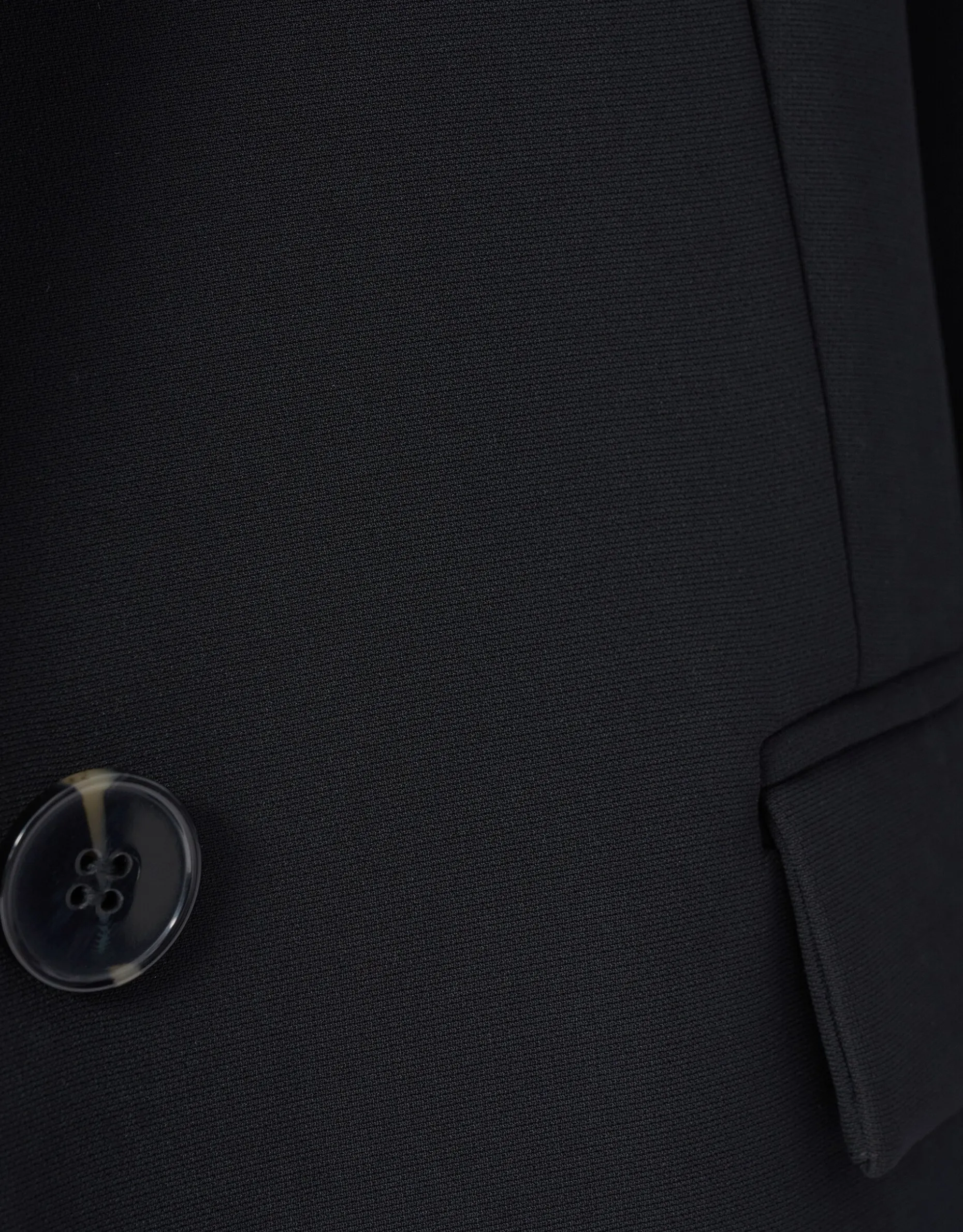 Tapered Fit Blazer Zwart