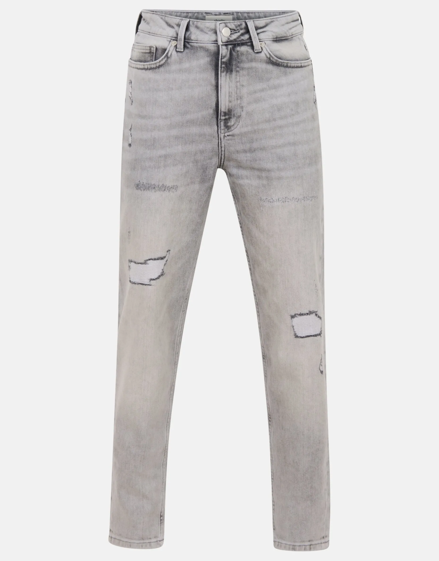 Tapered Fit Jeans Lichtgrijs