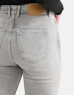 Tapered Fit Jeans Lichtgrijs