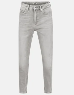 Tapered Fit Jeans Lichtgrijs
