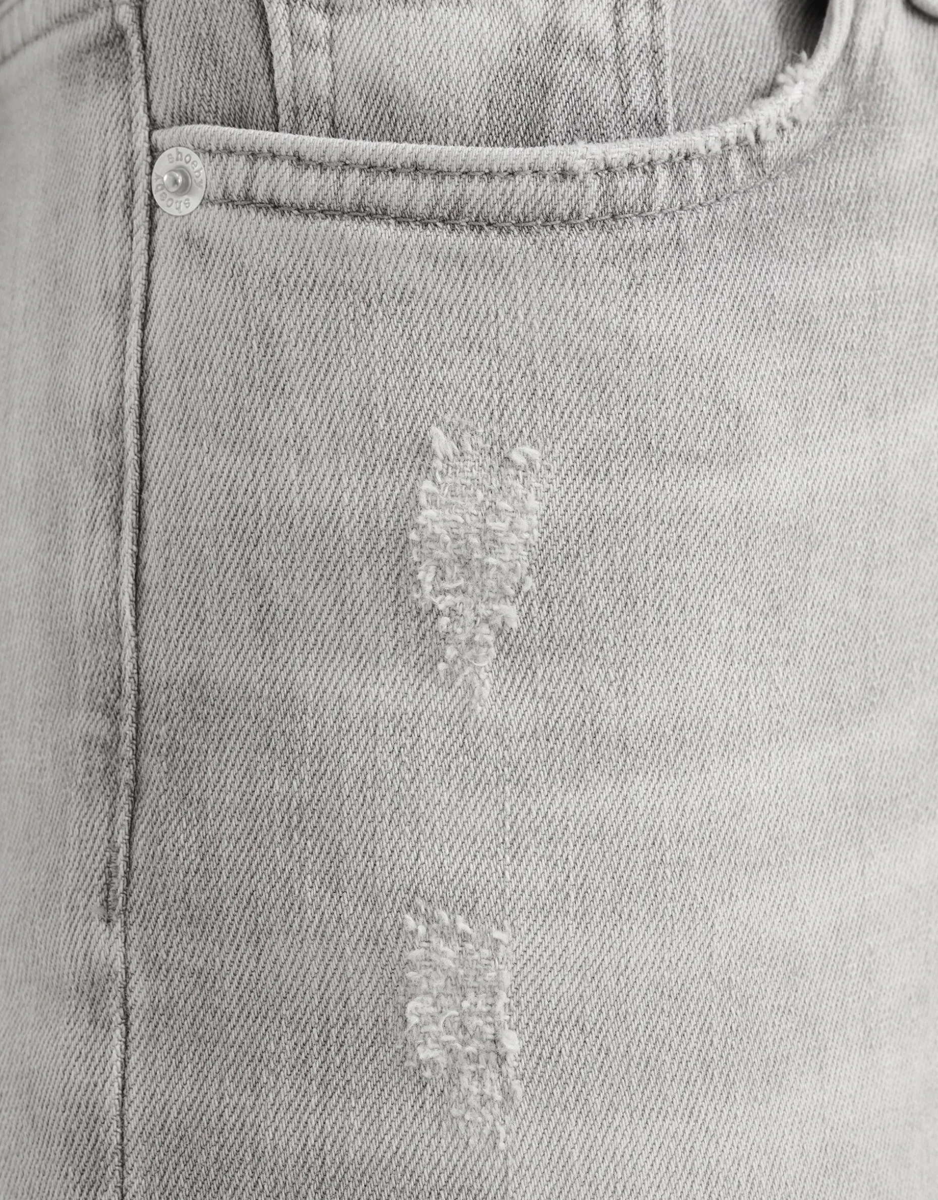 Tapered Fit Jeans Lichtgrijs