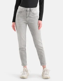 Tapered Fit Jeans Lichtgrijs