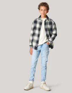 Tapered Jeans Bleached