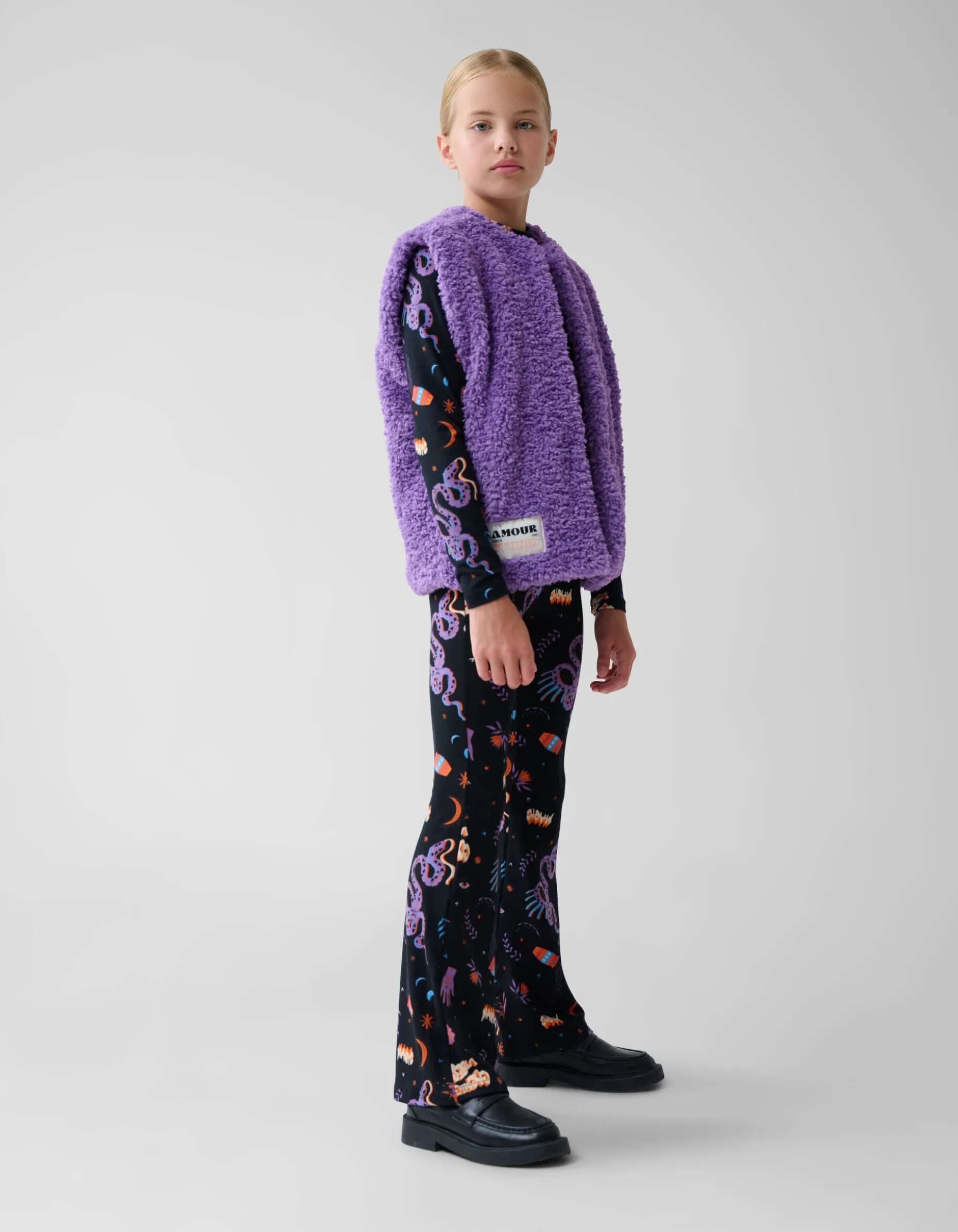 Teddy Label Gilet Paars