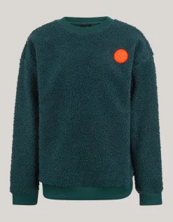 Teddy Sweater Donkergroen