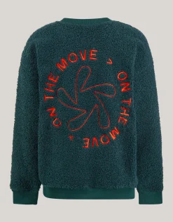 Teddy Sweater Donkergroen