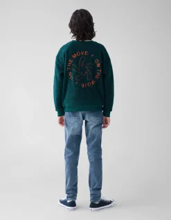 Teddy Sweater Donkergroen