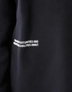 Tekstprint Sweater Zwart