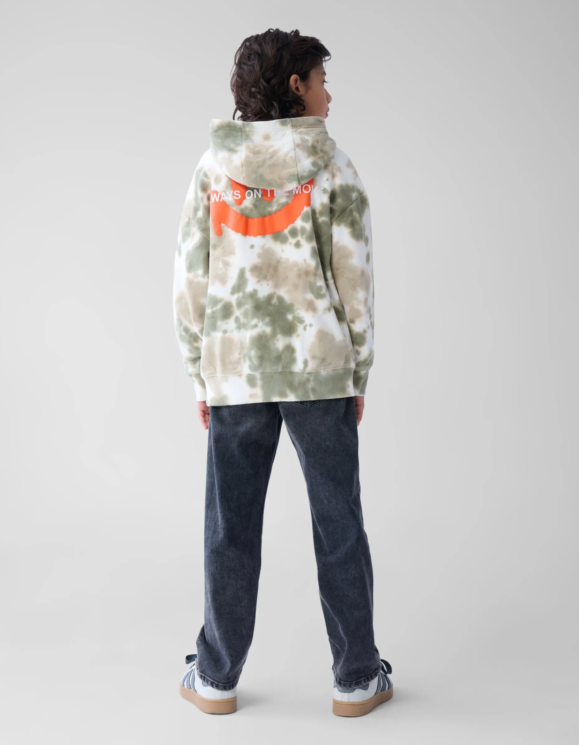 Tie Dye Hoodie Groen