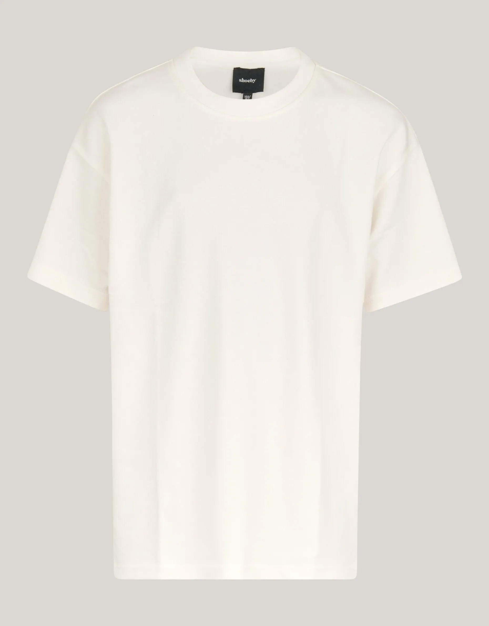 Towelling Artwork T-shirt Gebroken Wit