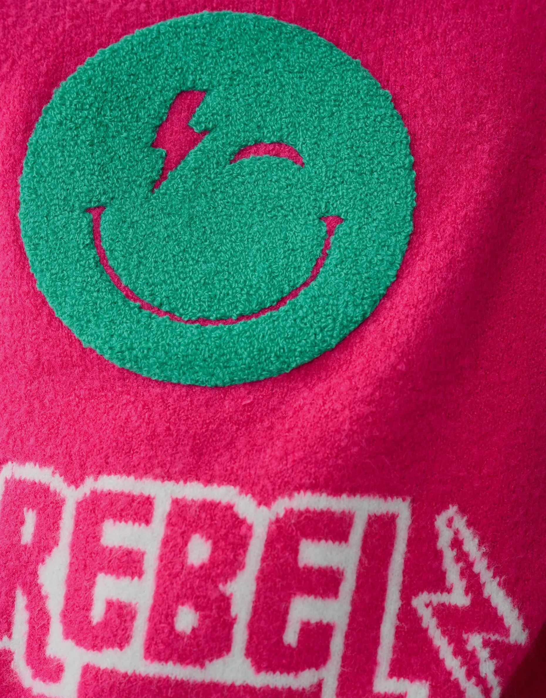 Towelling Trui Roze