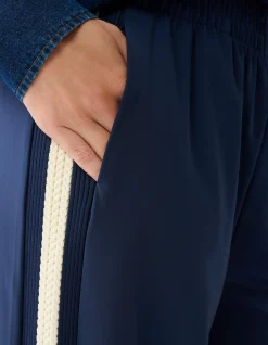 Travel Tape Wide Leg Broek Donkerblauw By Mieke