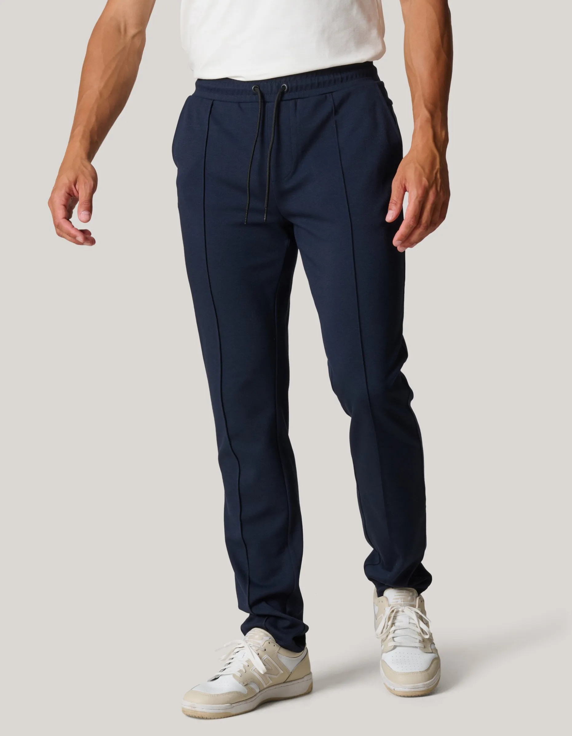 Tricot Broek Donkerblauw