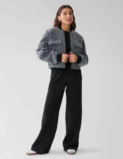 Tweed Jack Grijs