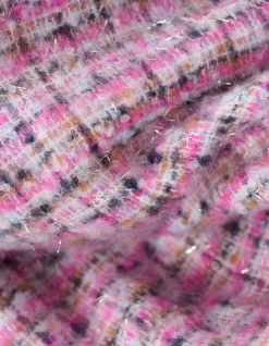 Tweed Sjaal Roze