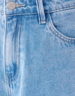 Ultra Wide Leg Fit Jeans Blauw By Lonneke