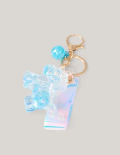 Unicorn Sleutelhanger Blauw