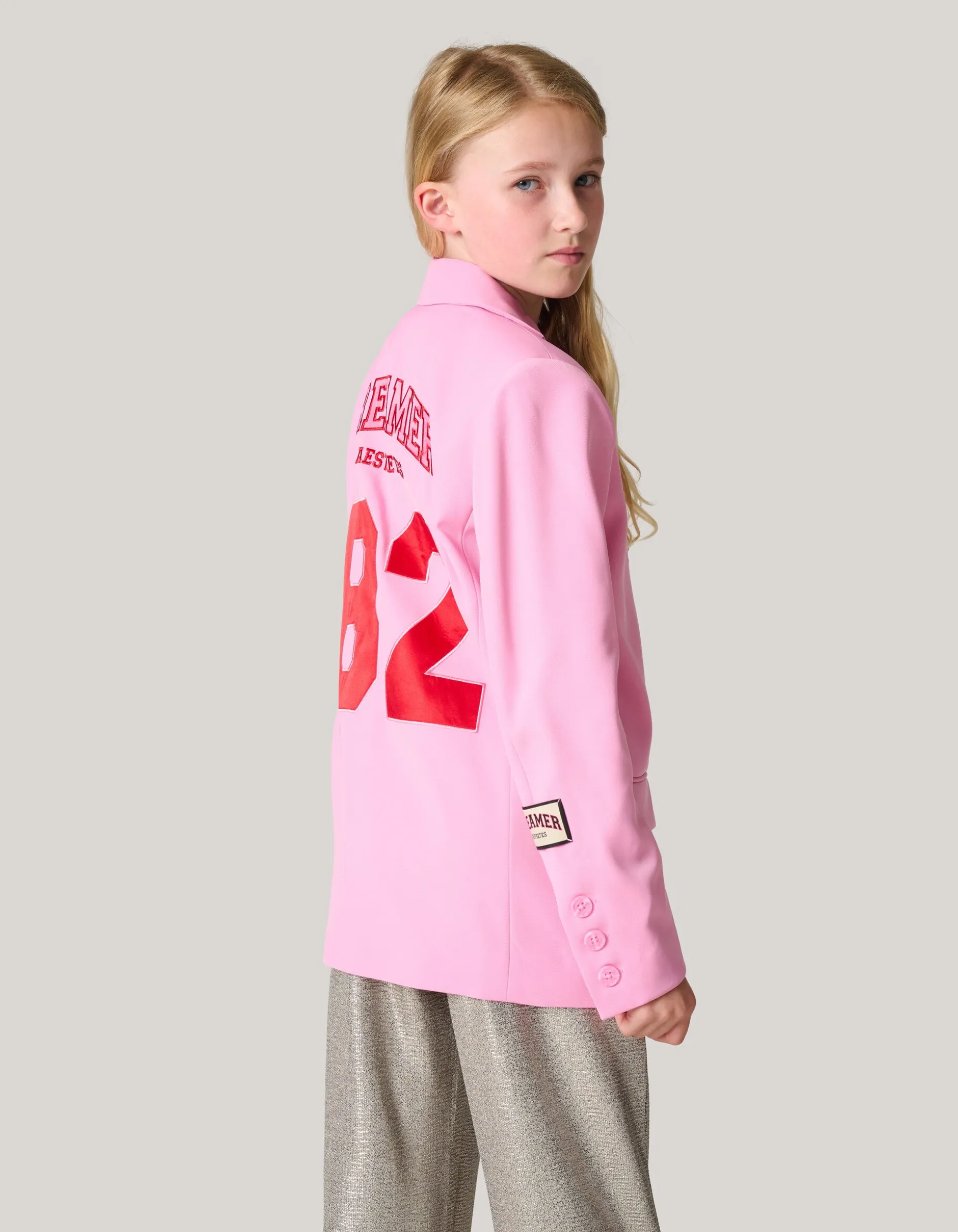 Varsity Blazer Roze