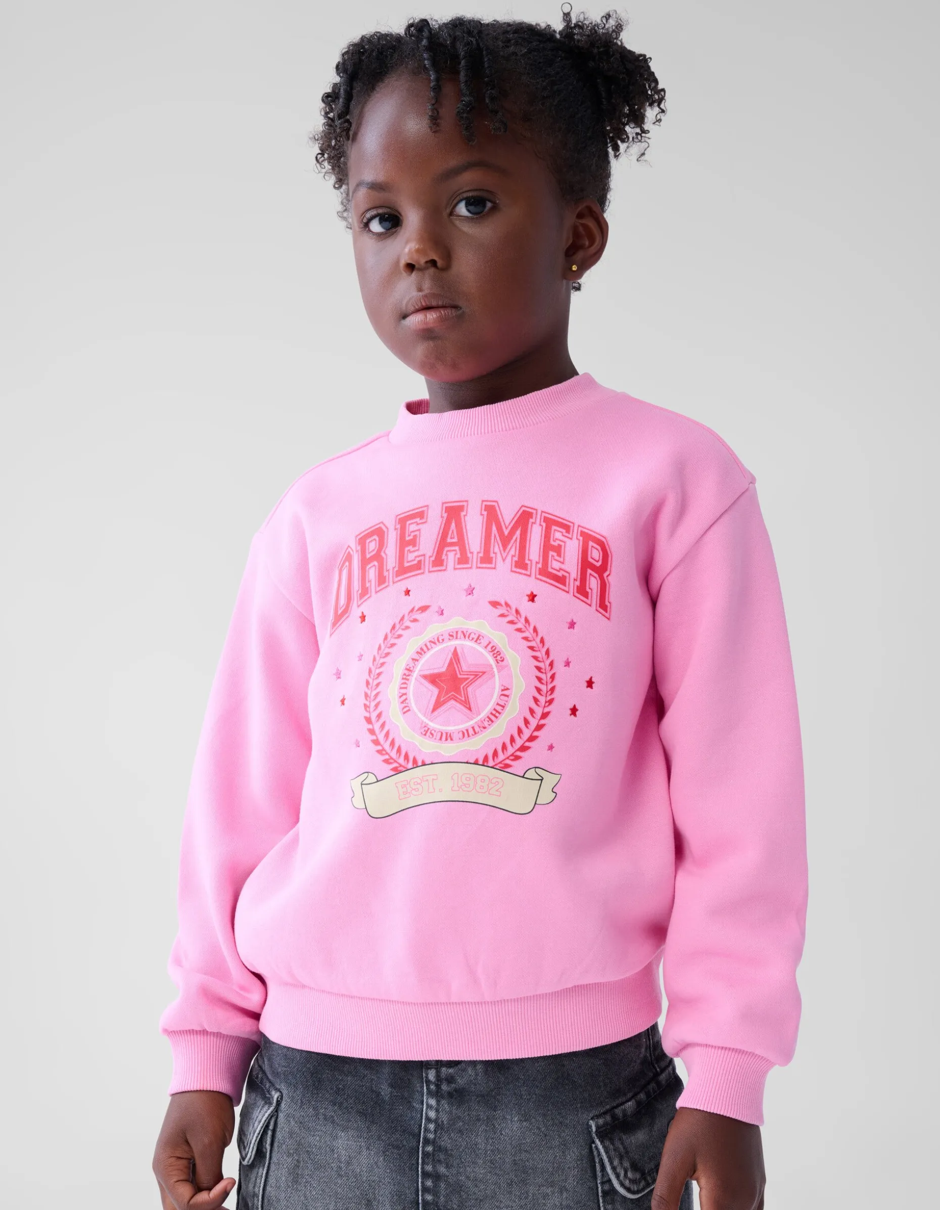 Varsity Sweater Roze