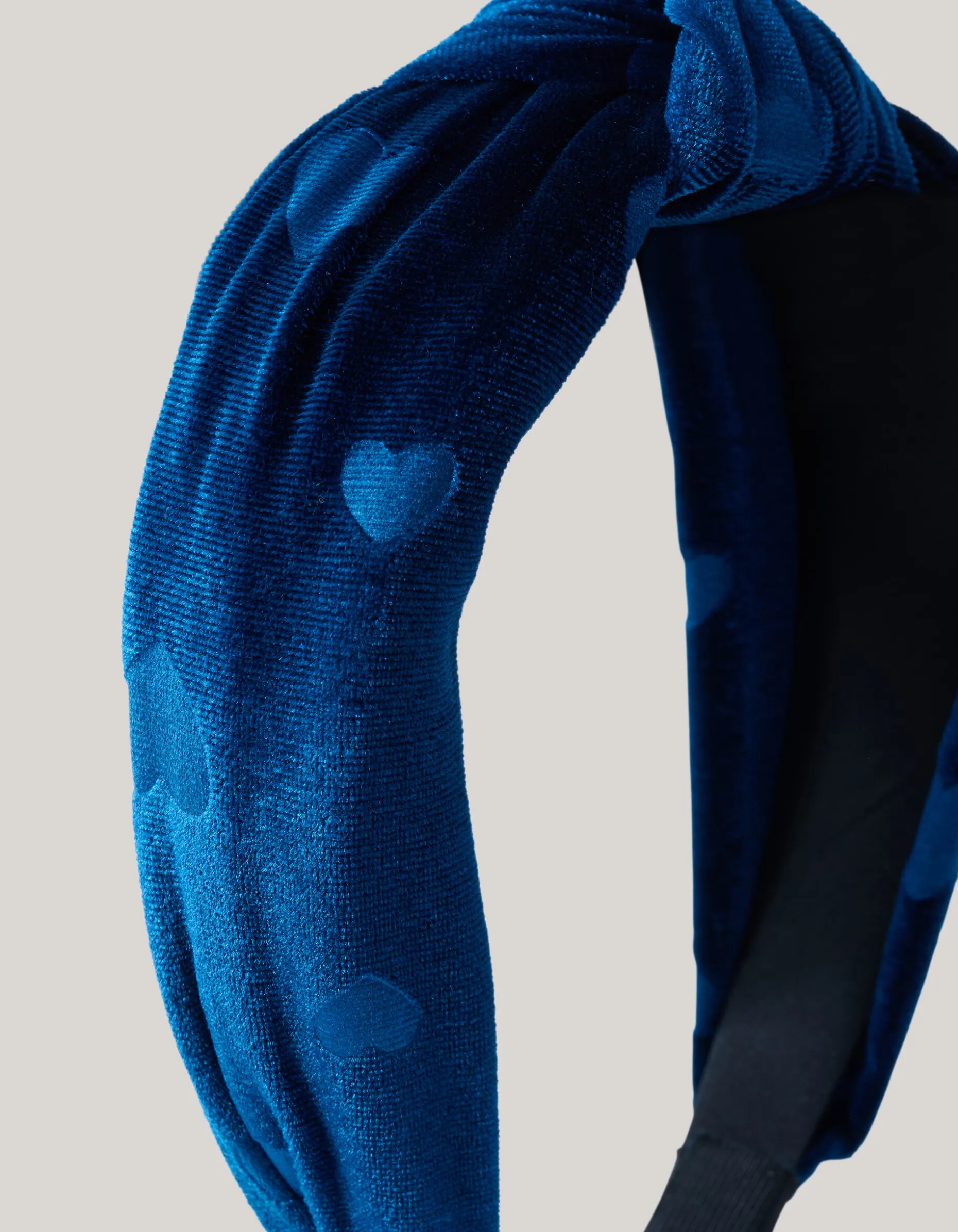 Velvet Haarband Blauw