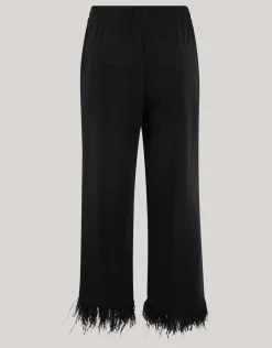 Veren Wide Leg Broek Zwart By Lizzy