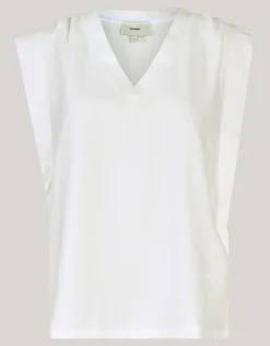 V-hals Top Wit