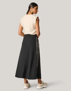 V-hals Top Zand