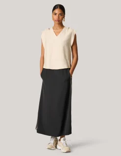 V-hals Top Zand