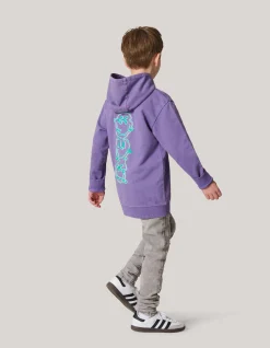Washed Hoodie Paars