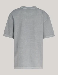 Washed Logo T-shirt Donkergrijs