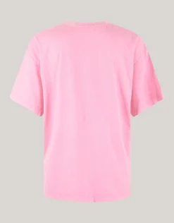 Washed Logo T-shirt Roze