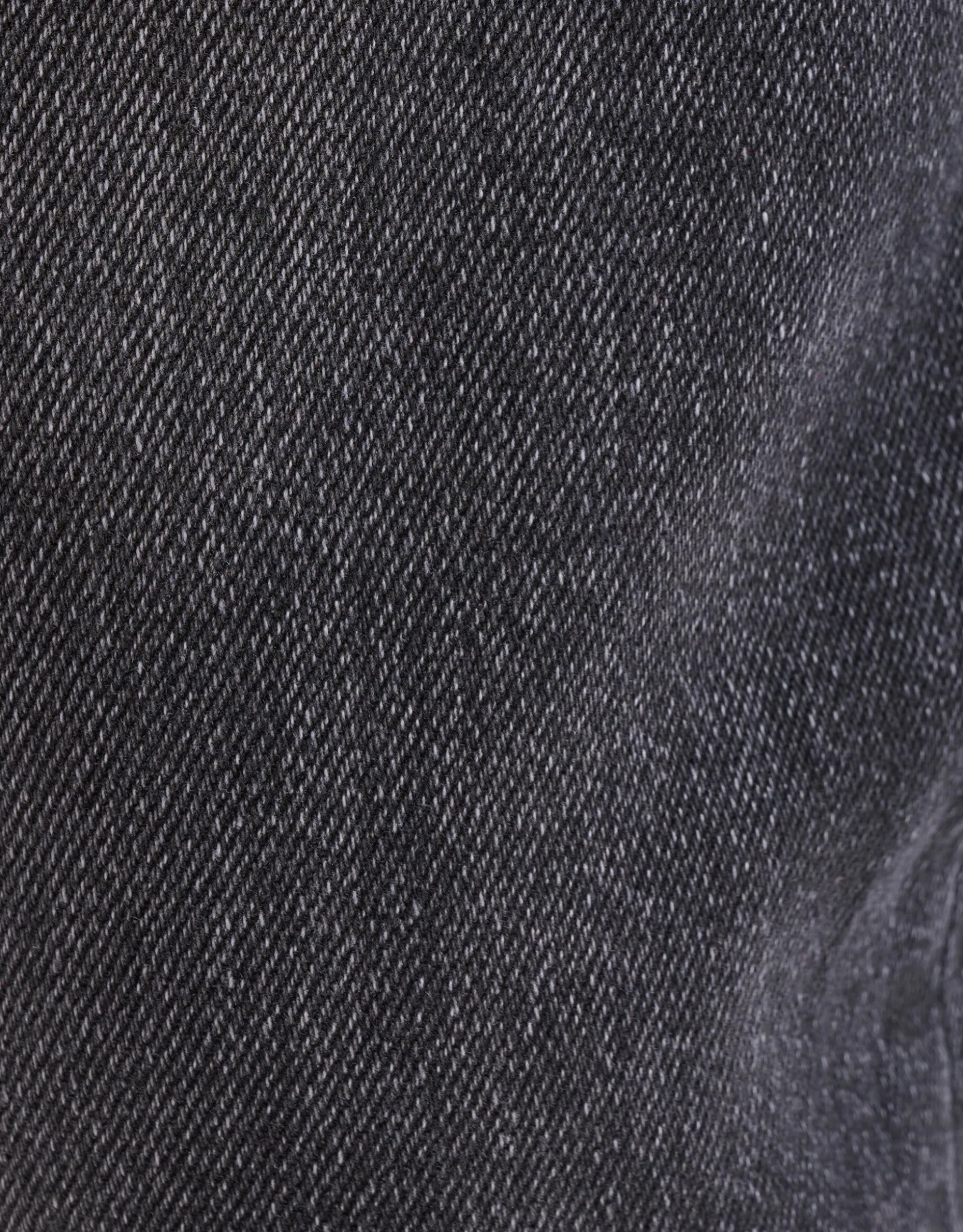 Washed Straight Fit Jeans Zwart L34