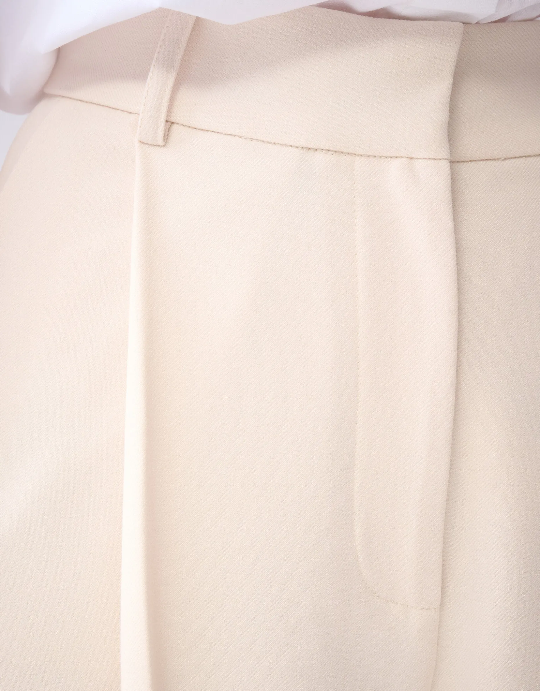 Wide Leg Broek Gebroken Wit By Lonneke