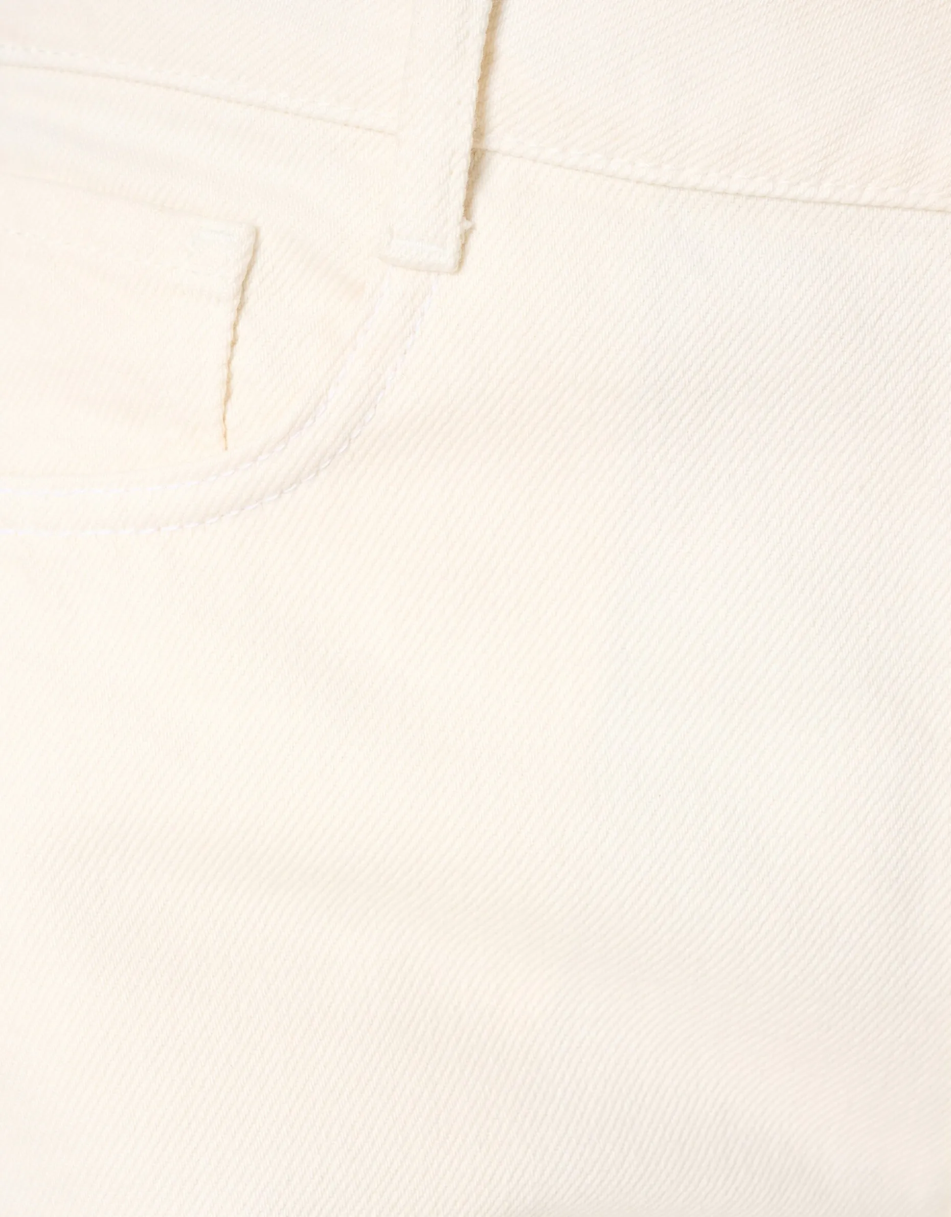 Wide Leg Jeans Gebroken Wit