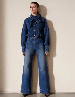 Wide Leg Jeans Mediumstone By Mieke