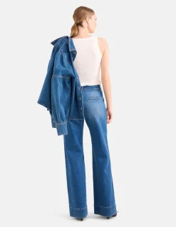 Wide Leg Jeans Mediumstone By Mieke