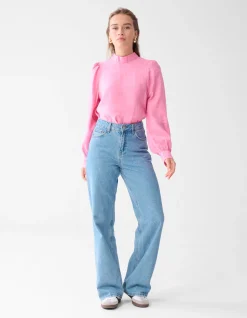 Zachte Top Roze
