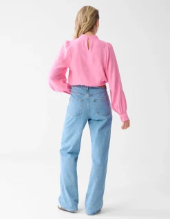 Zachte Top Roze