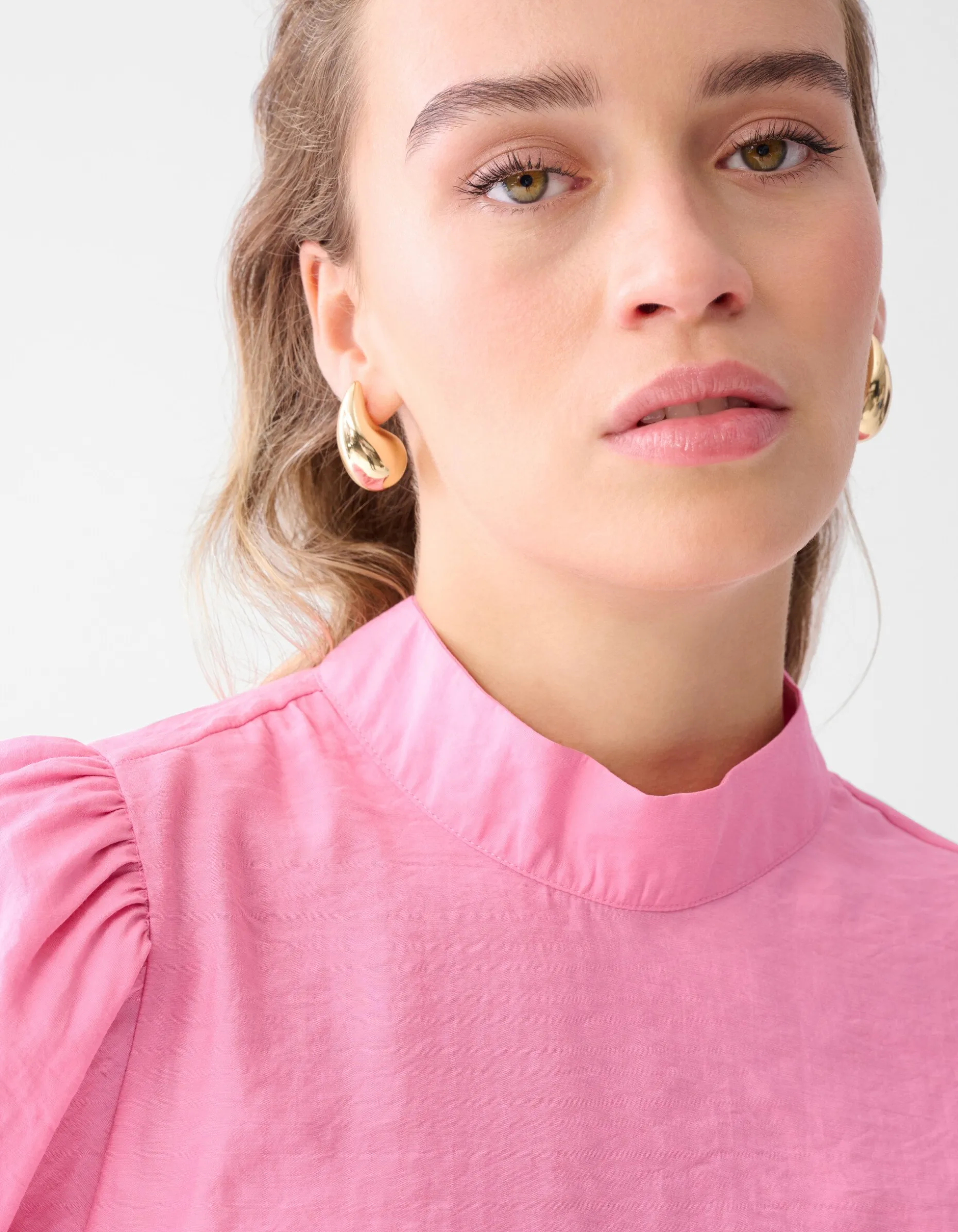 Zachte Top Roze