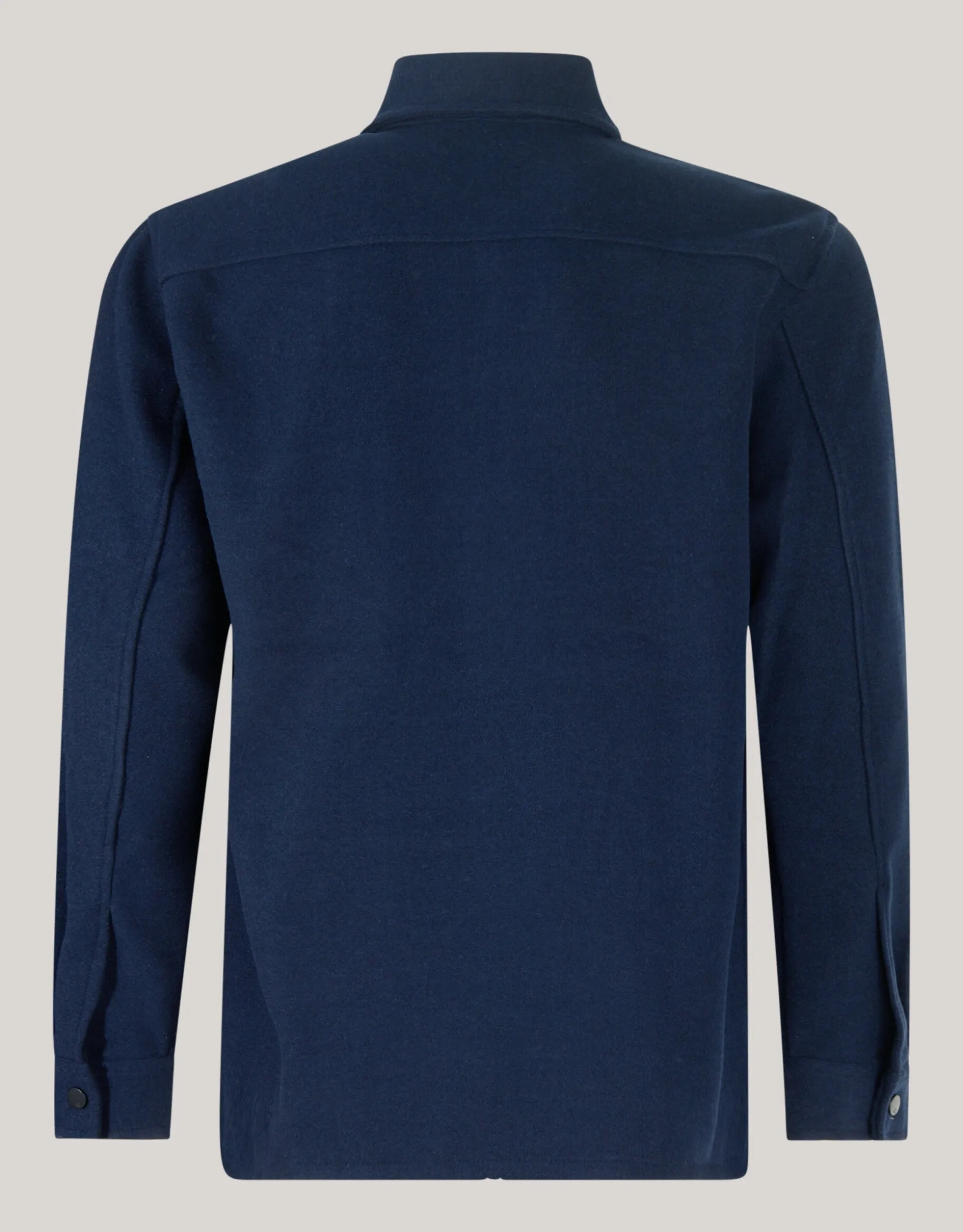Zip Overshirt Donkerblauw