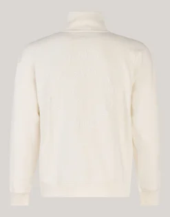 Zip Sweater Gebroken Wit