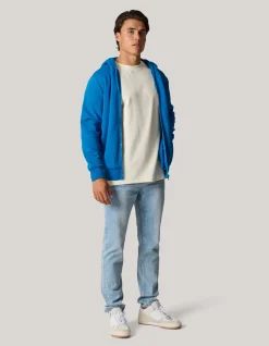 Zipper Hoodie Blauw