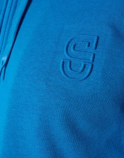 Zipper Hoodie Blauw