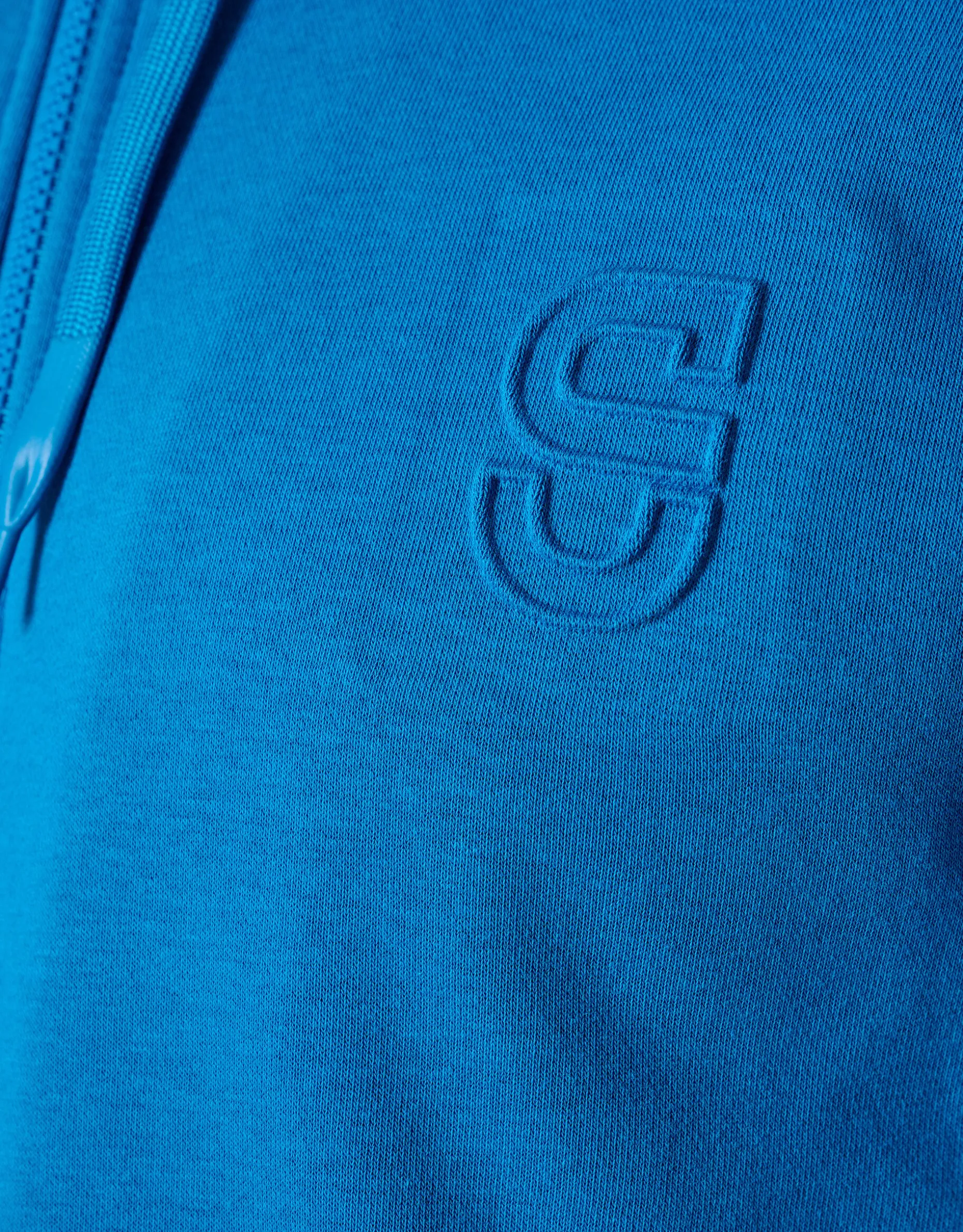Zipper Hoodie Blauw