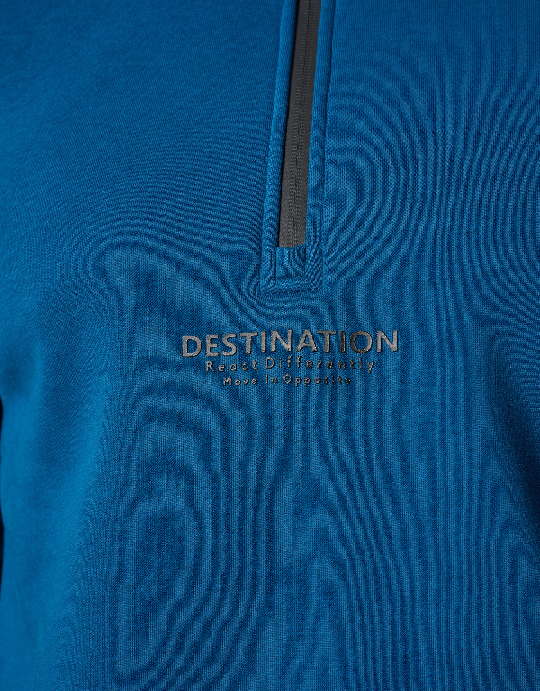 Zipper Sweater Donkerblauw