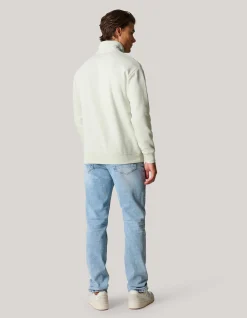 Zipper Sweater Lichtgrijs