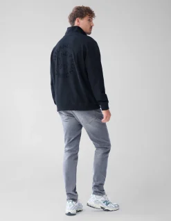 Zipper Sweater Zwart